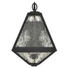 Crystorama Glacier 11'' Outdoor Sconce in Black Charcoal - Additional View