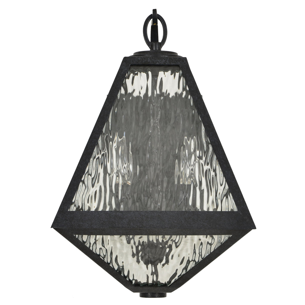 Crystorama Glacier 11'' Outdoor Sconce in Black Charcoal - Additional View