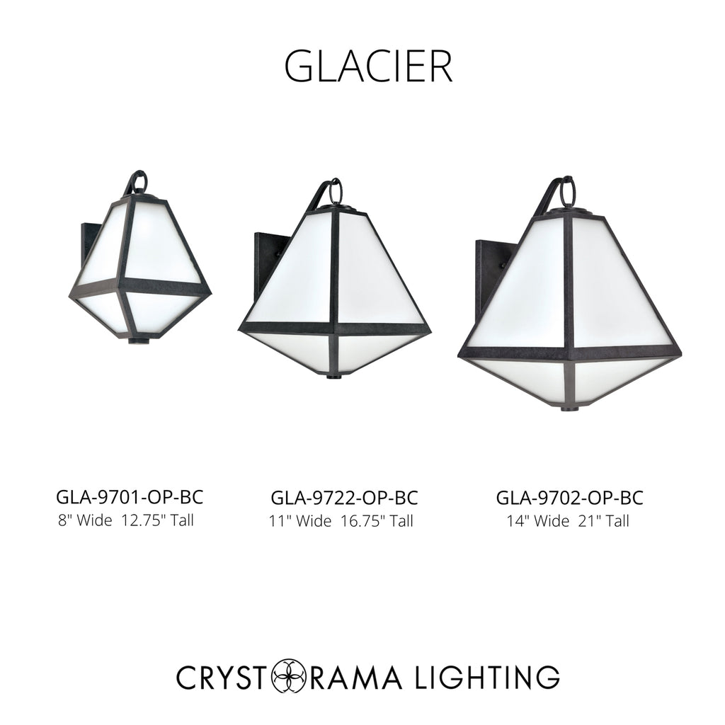 Crystorama Glacier 14'' Outdoor Sconce - Collection Image