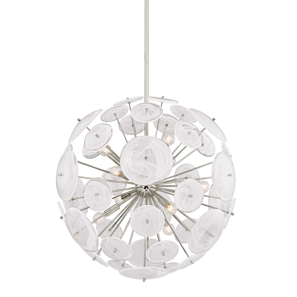 H1004809-PN Tamara 9 Light Chandelier | Main Image