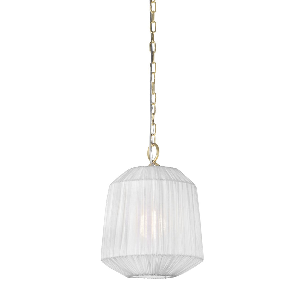 H1011701S-AGB Amanza 1 Light Pendant | Main Image