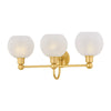 H1019303-AGB Jerica 3 Light Bathroom Vanity | Main Image