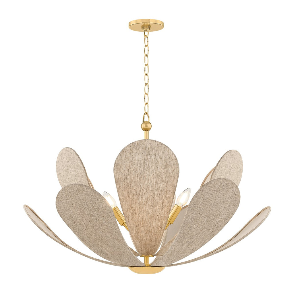 H1024806-AGB Nadine 6 Light Chandelier | Main Image