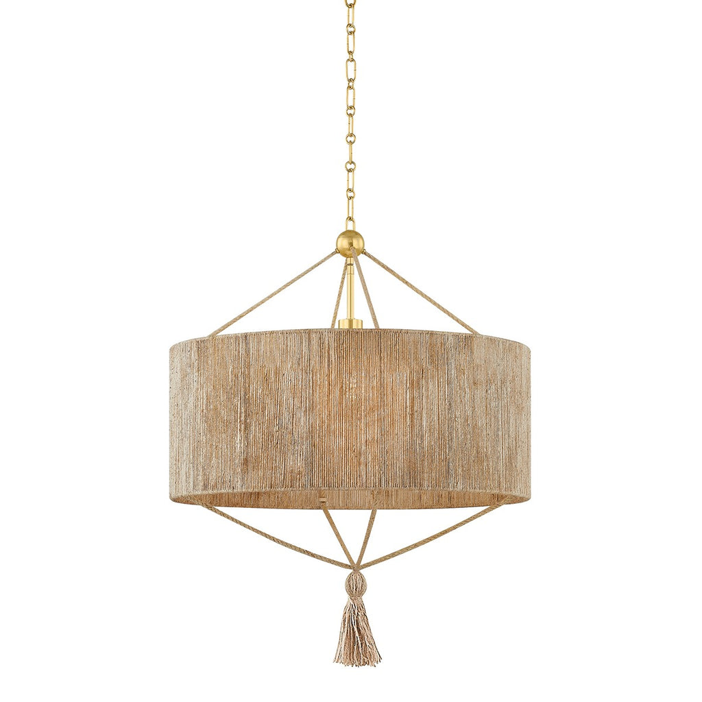 H1036701L-AGB Reyn 1 Light Pendant | Main Image