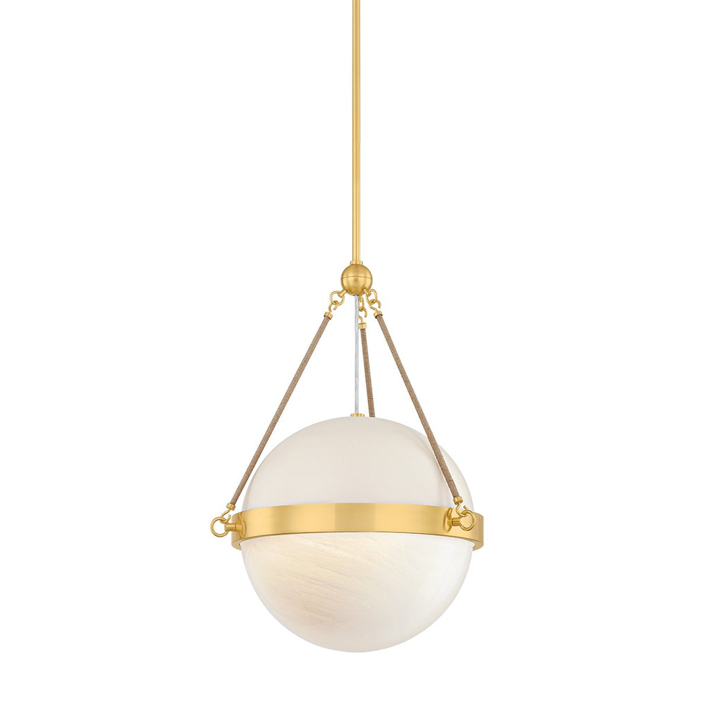 H1040701-AGB/SBQ Abbie 1 Light Pendant | Main Image