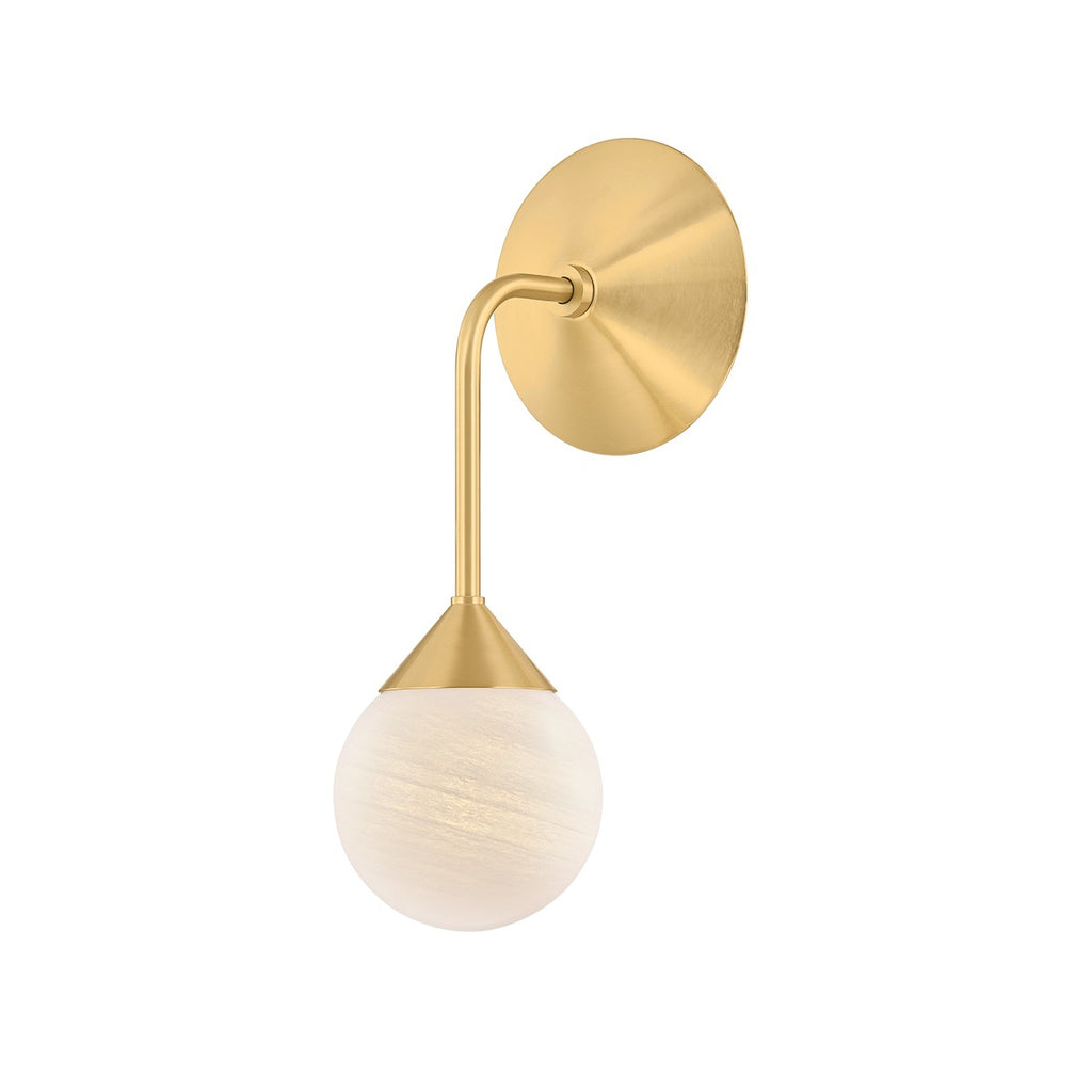 H1051101-AGB Natasha 1 Light Sconce | Main Image