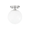 H105601-PN Stella 1 Light Semi-Flush Mount | Main Image