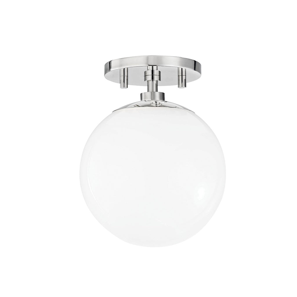 H105601-PN Stella 1 Light Semi-Flush Mount | Main Image