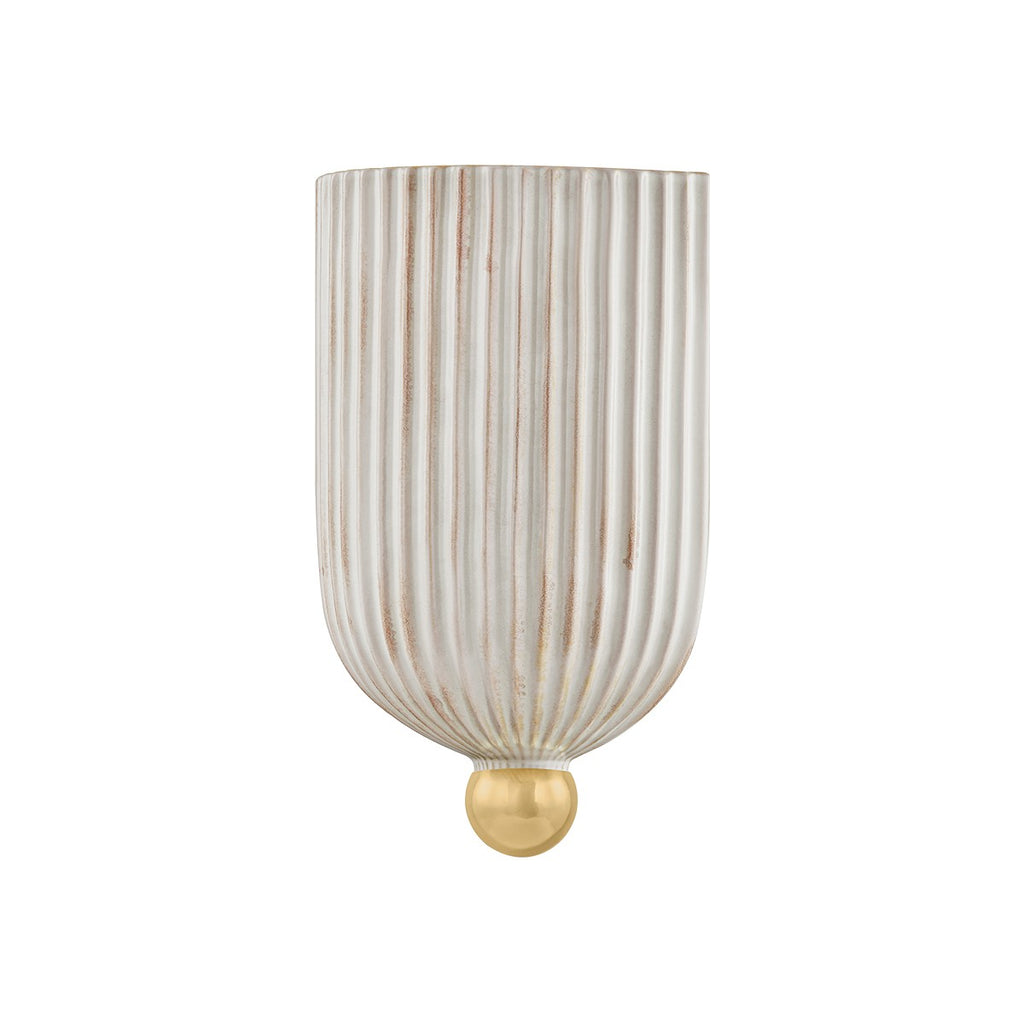 H1056101-AGB/CFC Amira 1 Light Sconce | Main Image