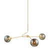 H1057803-AGB Nyla 3 Light Chandelier | Main Image