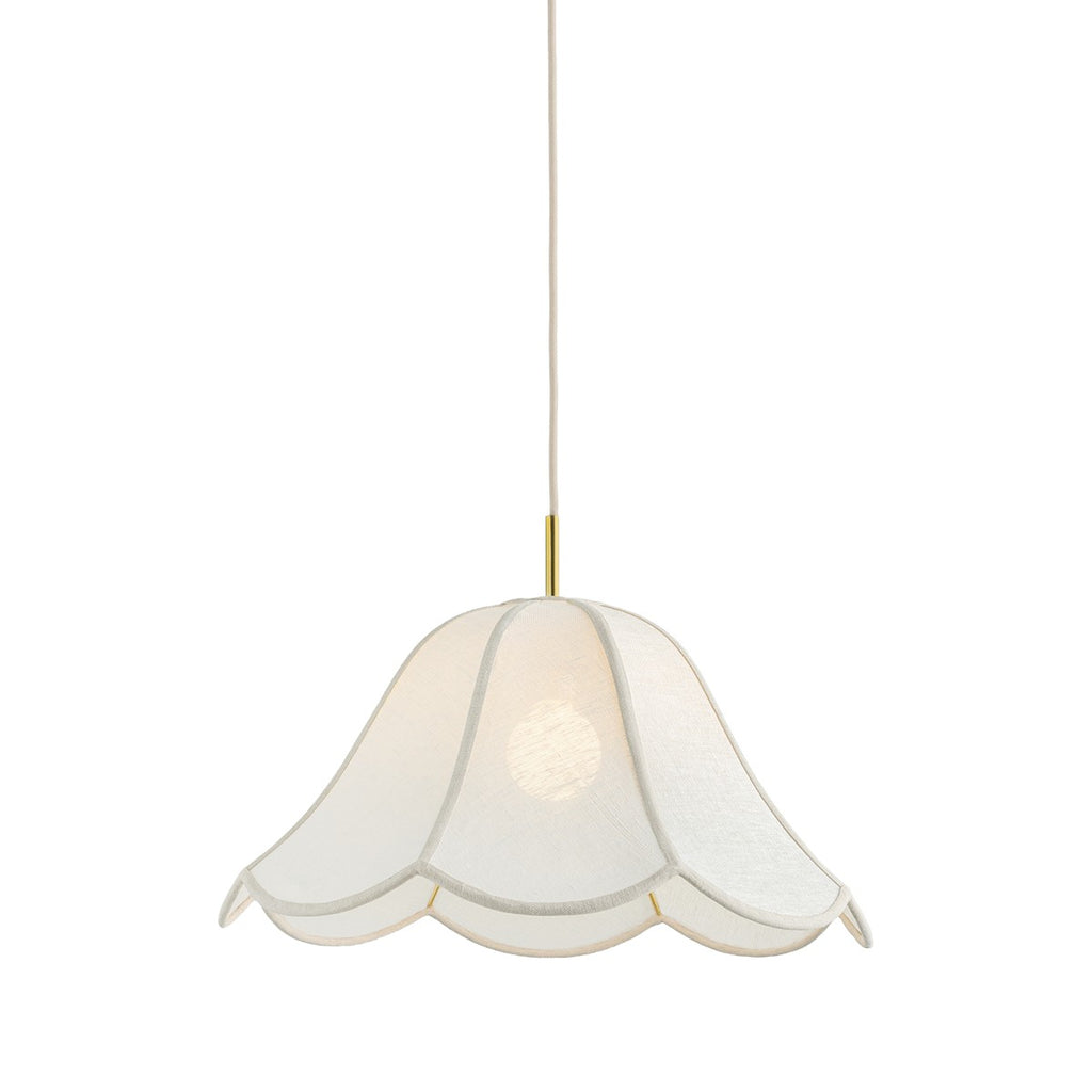H1059701S-AGB Dara 1 Light Pendant | Main Image