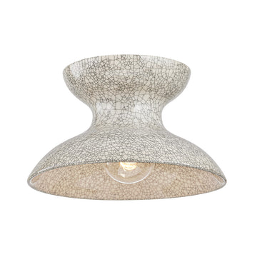 Aged Brass/Ceramic Belgian Crackle