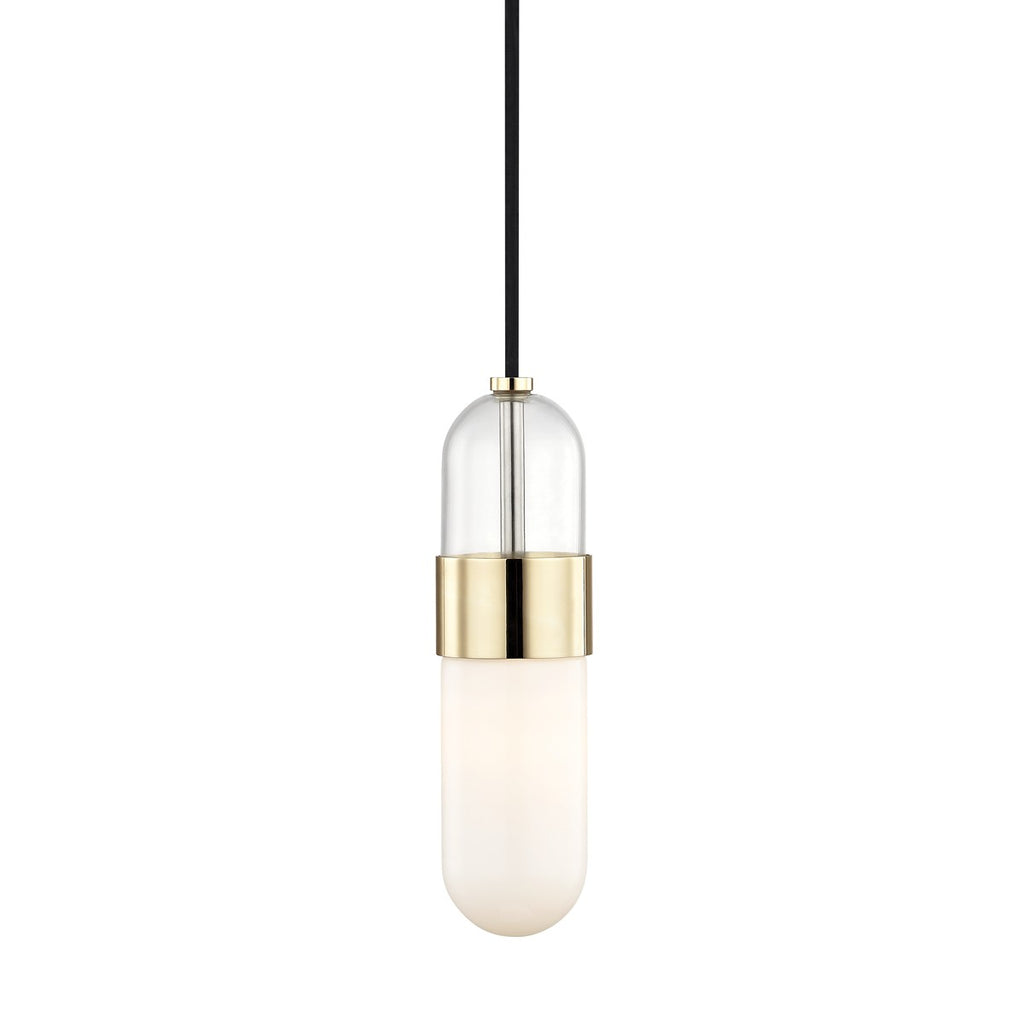 H126701-PB Emilia 1 Light Mini Pendant | Main Image
