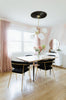 H134806-AGB Estee 6 Light Chandelier | Lifestyle Image