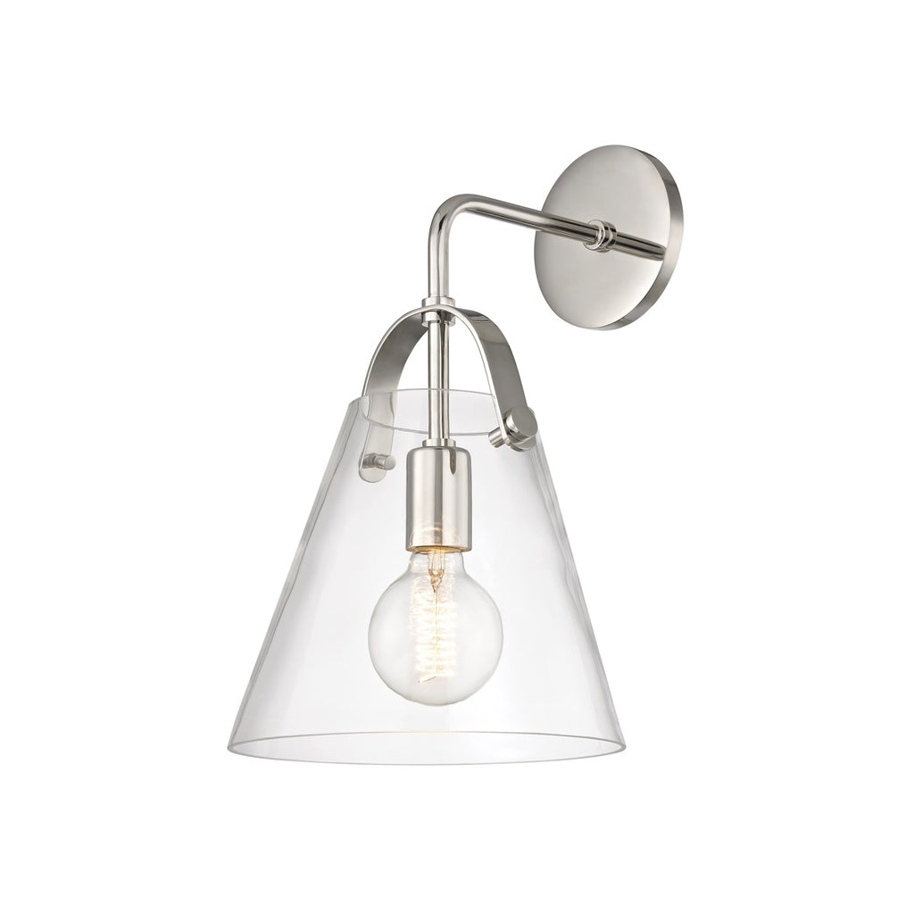 H162101-PN Karin 1 Light Sconce | Main Image