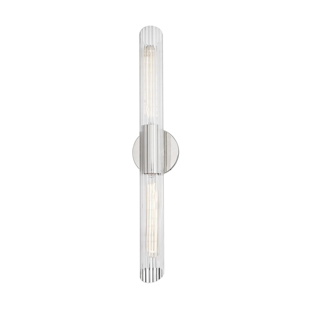 H177102L-PN Cecily 2 Light Sconce | Main Image
