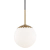 H193701S-AGB Paige 1 Light Mini Pendant | Main Image