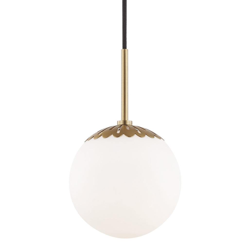 H193701S-AGB Paige 1 Light Mini Pendant | Main Image
