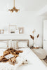 H193806-AGB Paige 6 Light Chandelier | Lifestyle Image