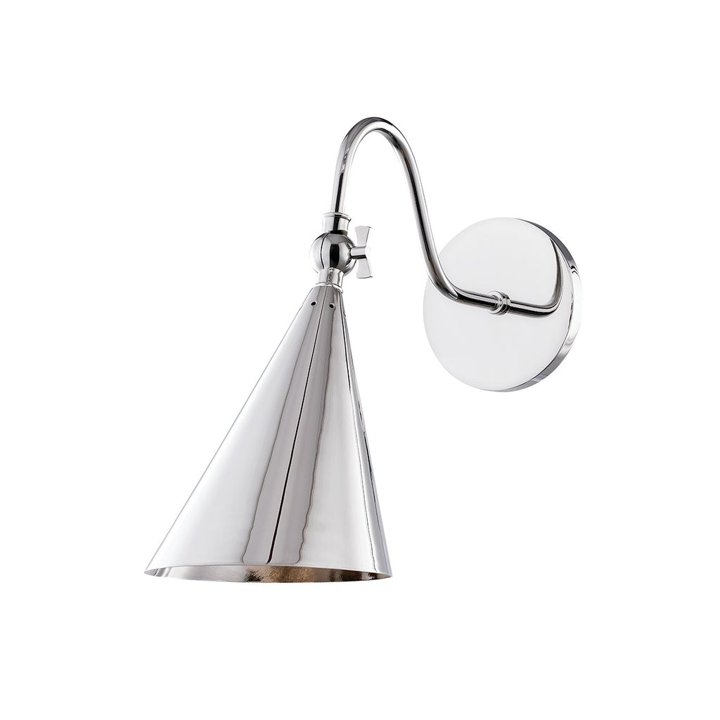 H285101-PN Lupe 1 Light Sconce | Main Image
