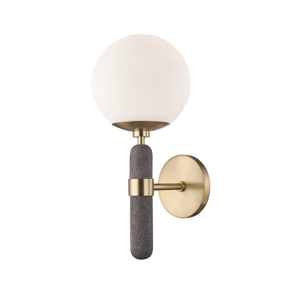 H289101-AGB Brielle 1 Light Sconce | Main Image