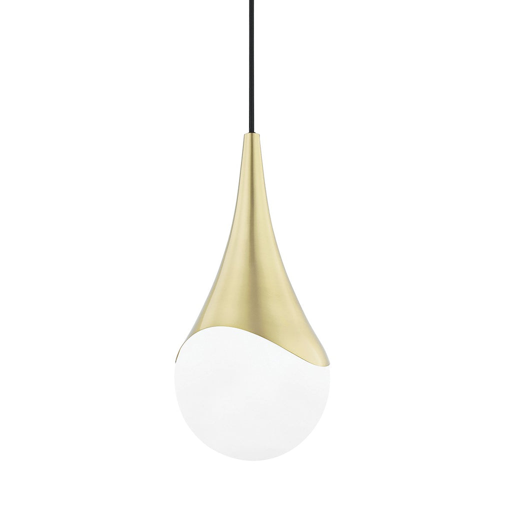 H375701S-AGB Ariana 1 Light Mini Pendant | Main Image