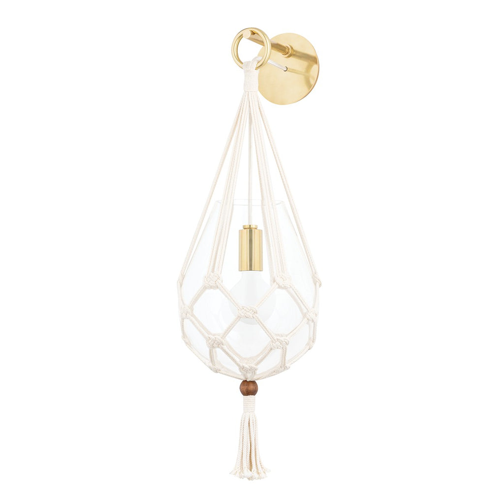 H411101-AGB Tessa 1 Light Sconce | Main Image