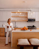 H689906-TWH Elsa 6 Light Linear Chandelier | Lifestyle Image