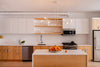 H689906-TWH Elsa 6 Light Linear Chandelier | Lifestyle Image