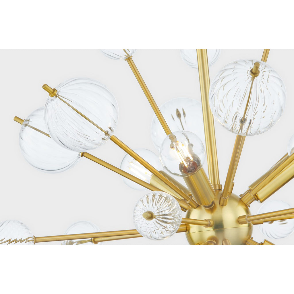 H794806-AGB Linnea 6 Light Chandelier | Alternate Image