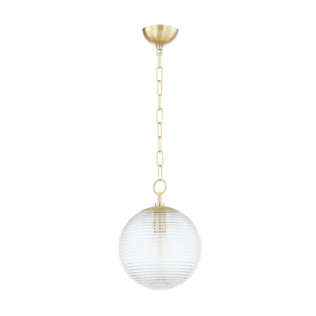 H815701S-AGB Sara 1 Light Pendant | Main Image