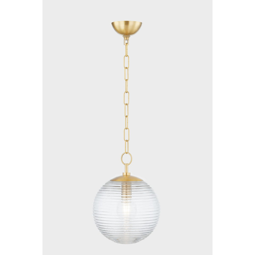 H815701S-AGB Sara 1 Light Pendant | Alternate Image