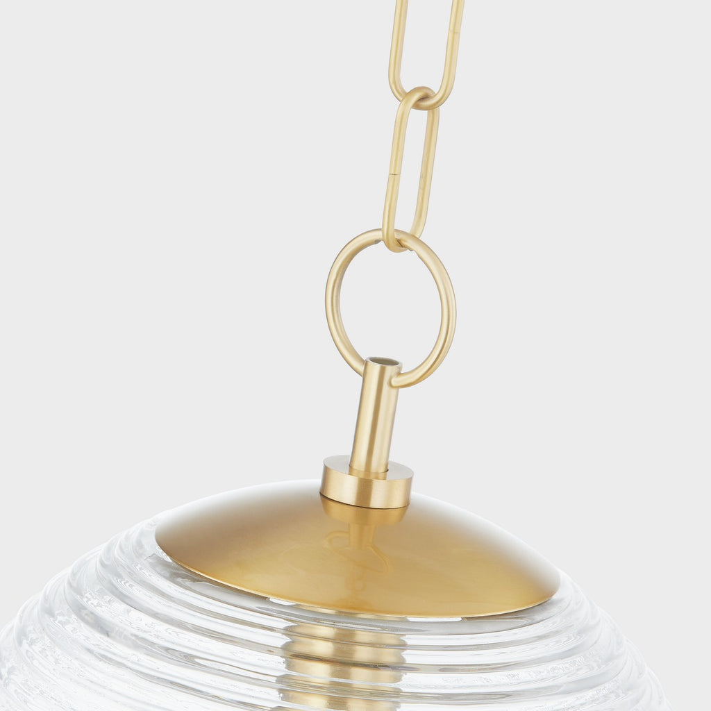 H815701S-AGB Sara 1 Light Pendant | Alternate Image