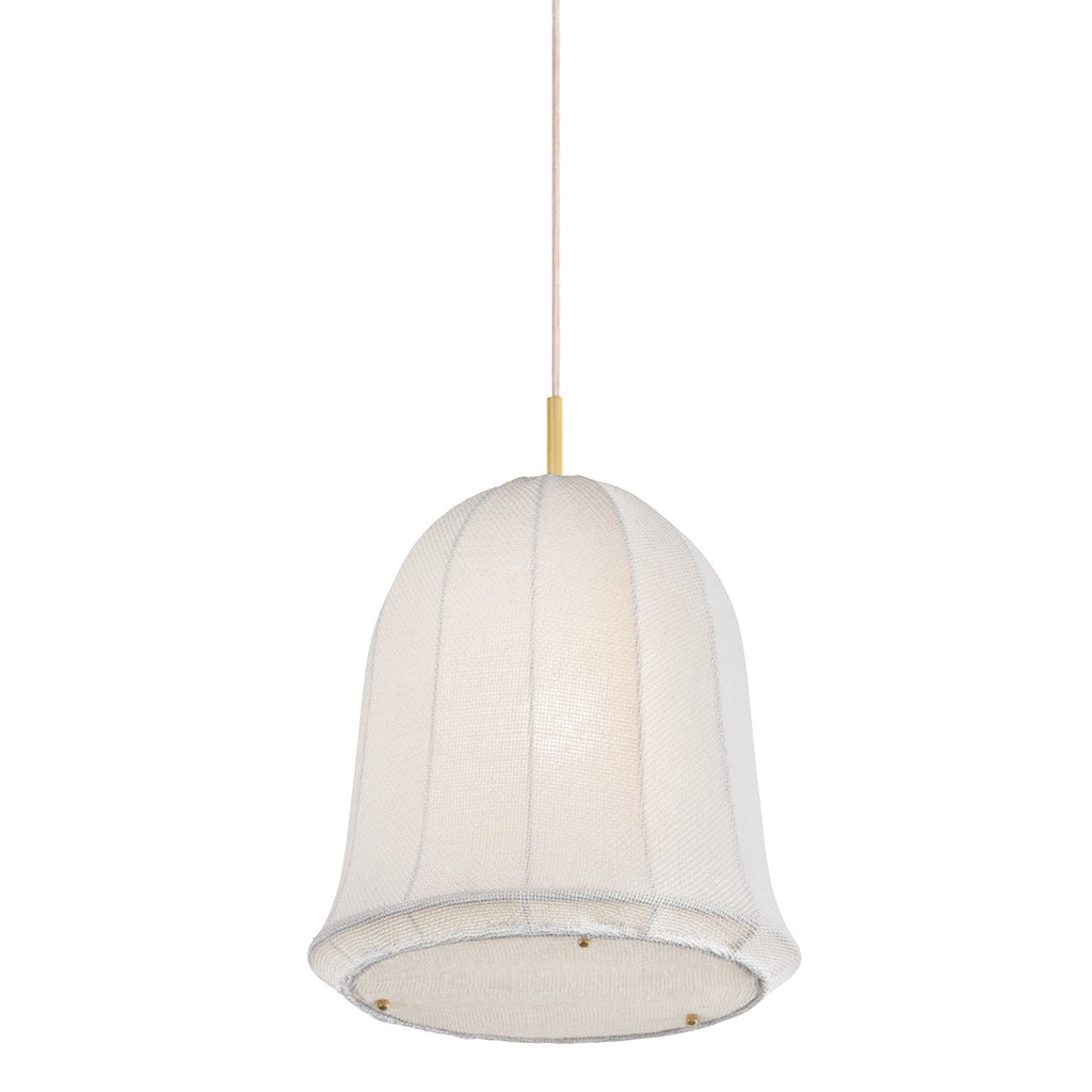 H982701-AGB Risa 1 Light Pendant | Main Image