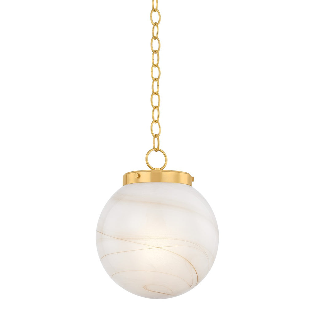 H989701S-AGB Ambra 1 Light Pendant | Main Image