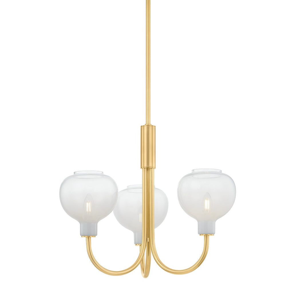 H990803-AGB Estelle 3 Light Chandelier | Main Image