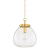 H997701L-AGB Della 1 Light Pendant | Main Image