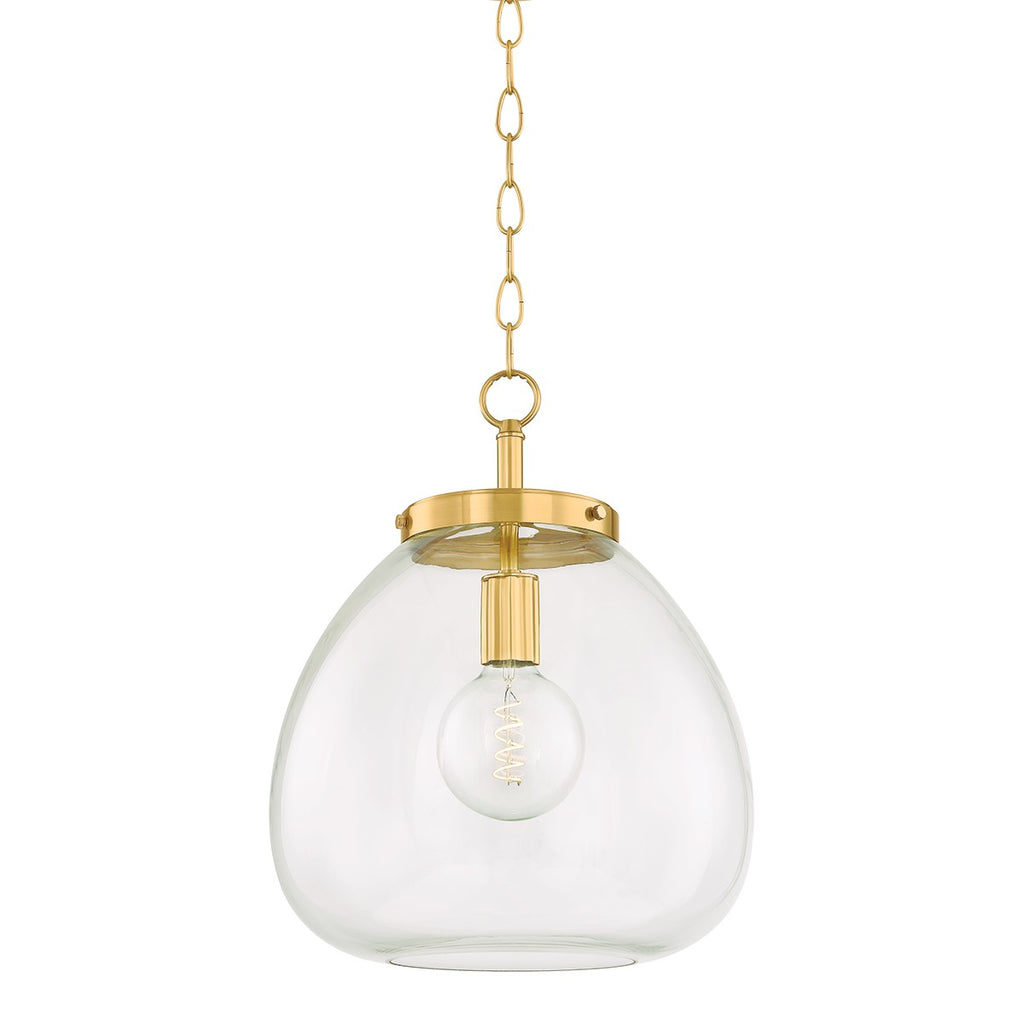 H997701L-AGB Della 1 Light Pendant | Main Image