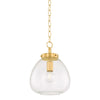 H997701S-AGB Della 1 Light Pendant | Main Image