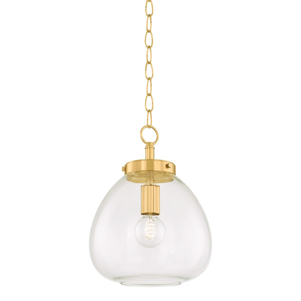 H997701S-AGB Della 1 Light Pendant | Main Image