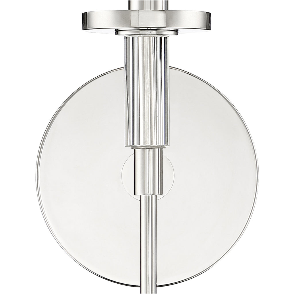 Crystorama Hatfield 5'' Sconce in Polished Nickel - Additional View
