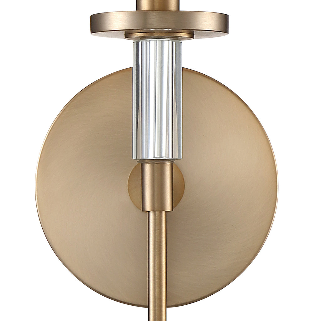 Crystorama Hatfield 5'' Sconce in Vibrant Gold - Additional View