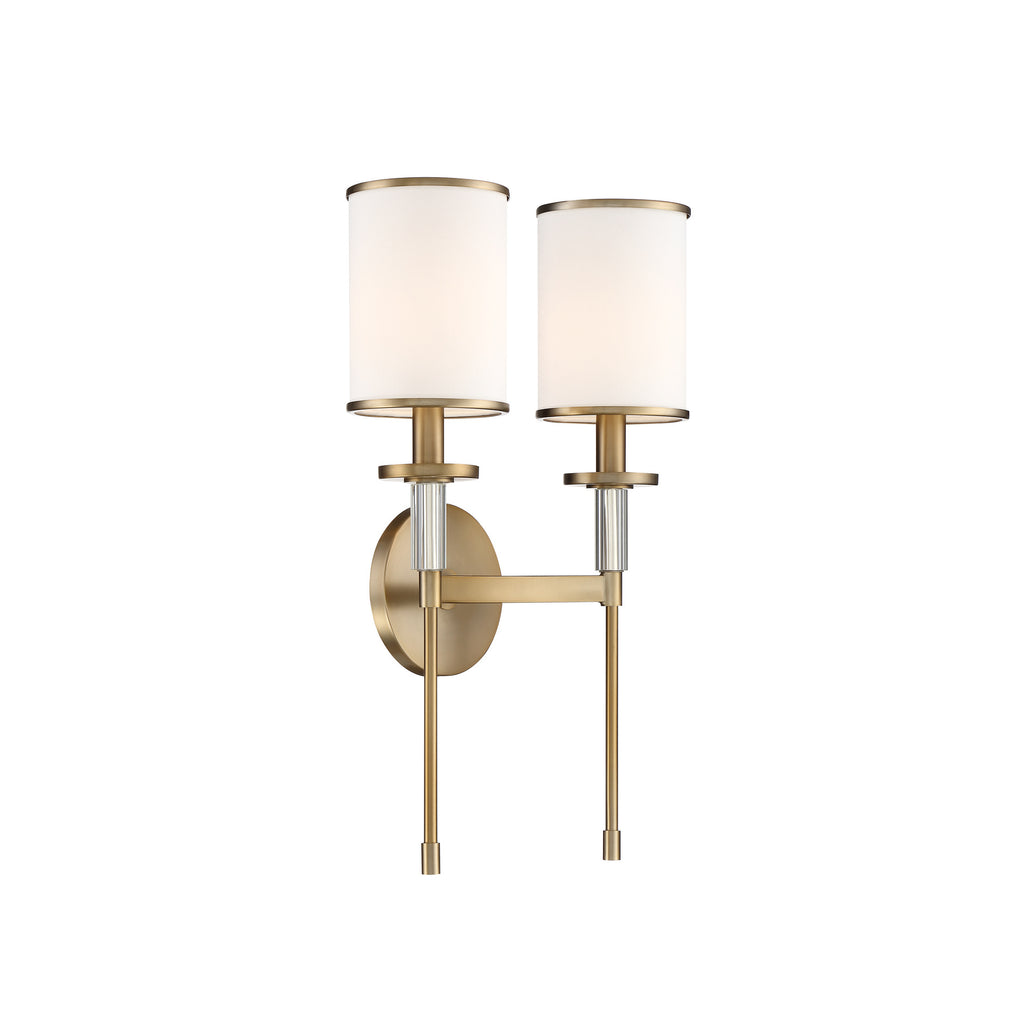 Crystorama Hatfield 12'' Sconce in Vibrant Gold - Additional View
