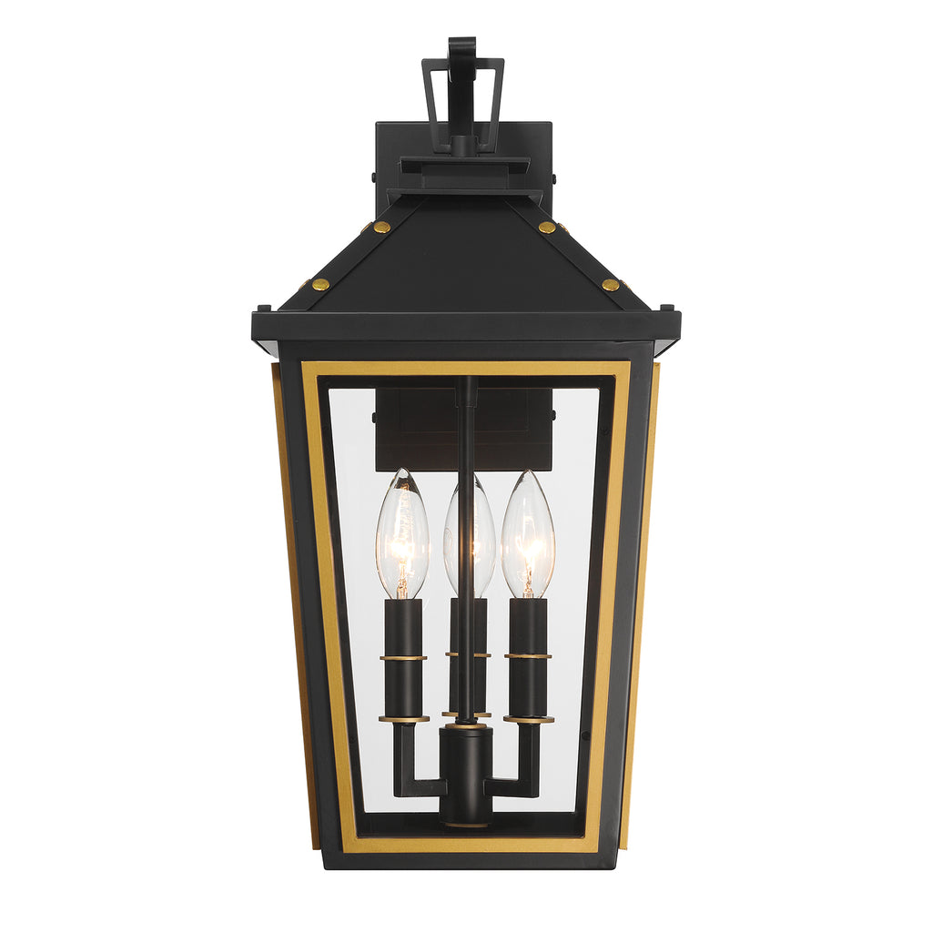 HAW-602-MK-TG Hawkins 3 Light Outdoor Sconce | Alternate Image