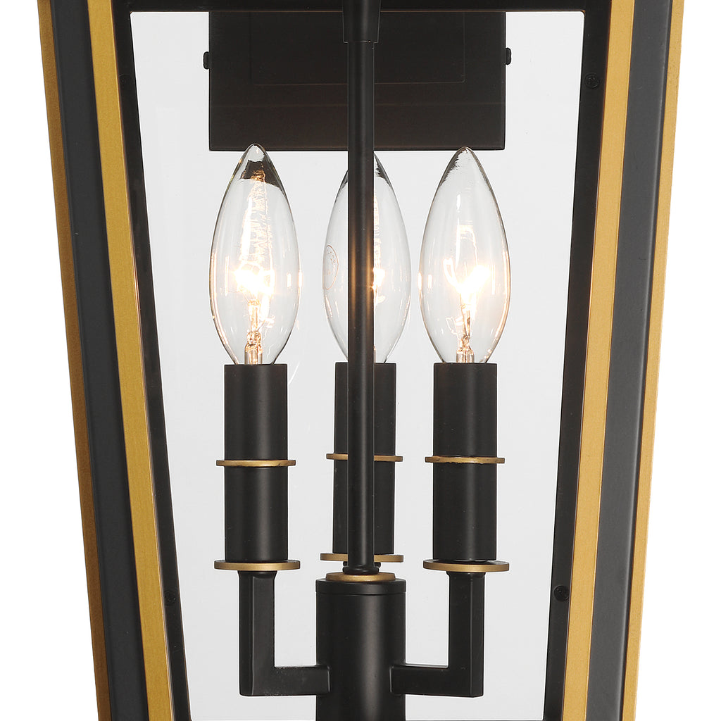 HAW-602-MK-TG Hawkins 3 Light Outdoor Sconce | Alternate Image