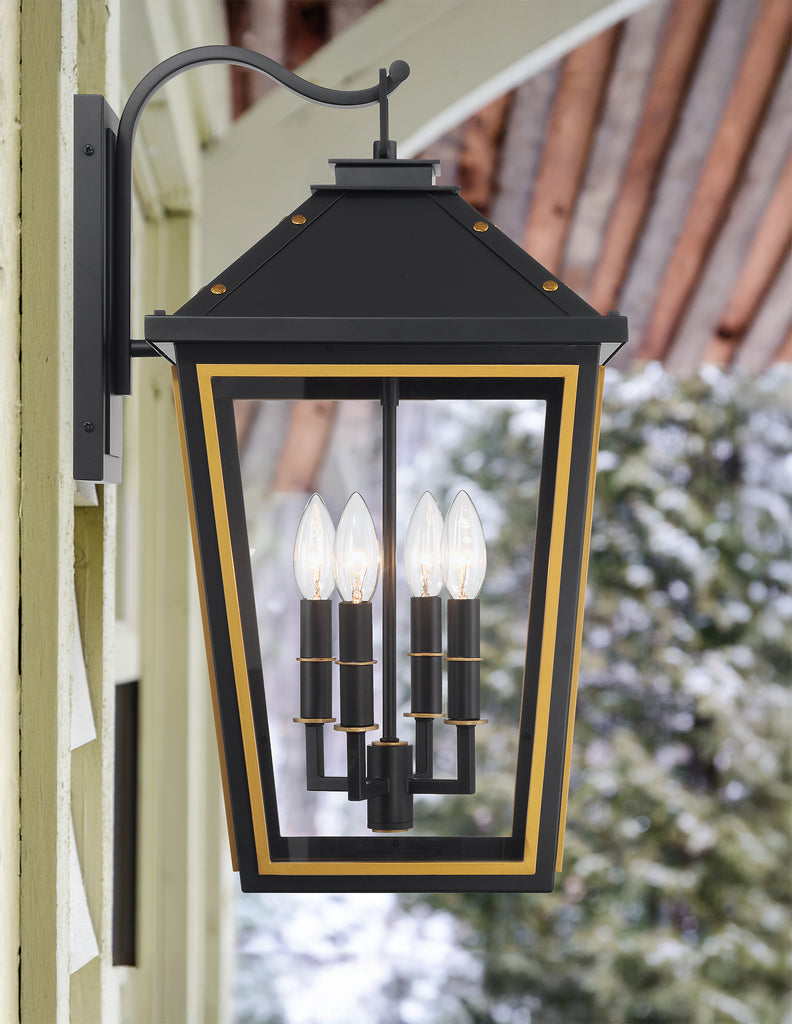 HAW-603-MK-TG Hawkins 4 Light Outdoor Sconce | Lifestyle Image