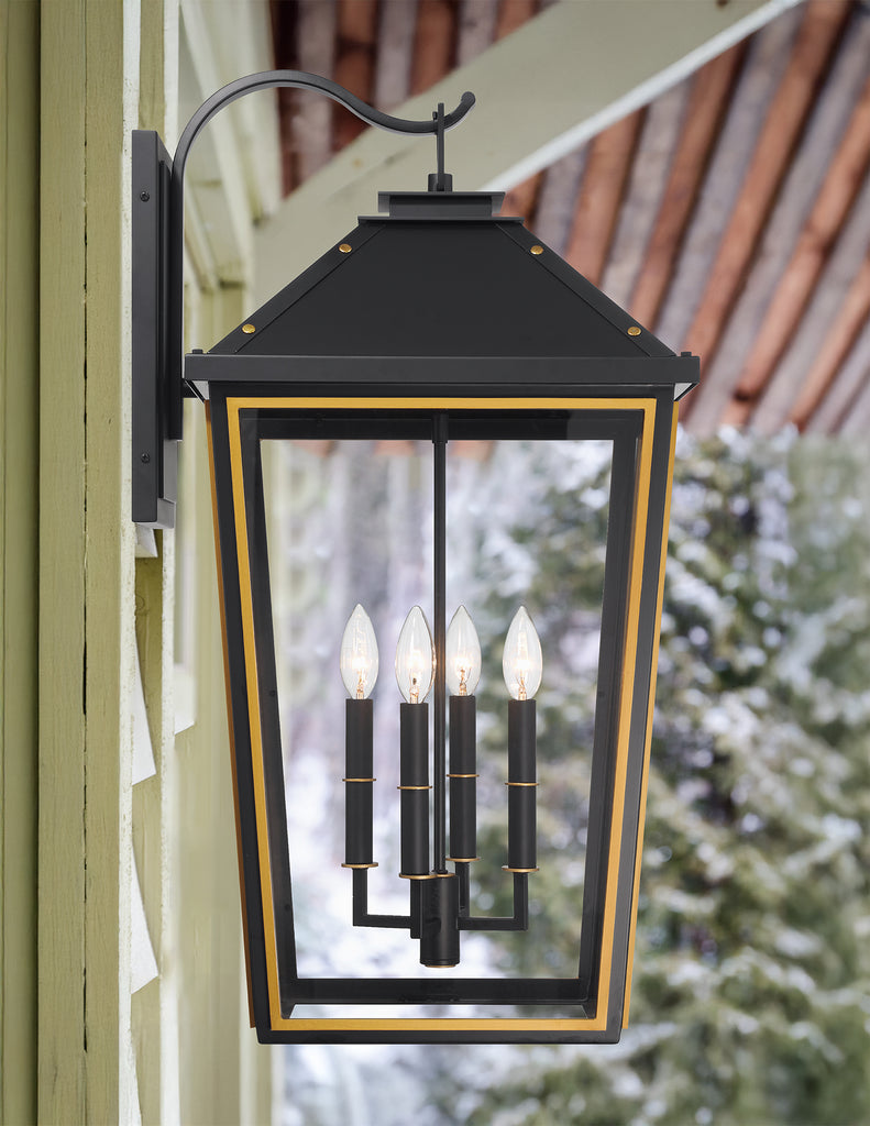 HAW-604-MK-TG Hawkins 4 Light Outdoor Sconce | Lifestyle Image