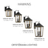 Crystorama Hawkins 9.5'' Outdoor Sconce - Collection Image