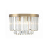 Crystorama Hayes 16'' Flush Mount in Aged Brass - Additional View