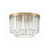 Crystorama Hayes 16'' Flush Mount in Aged Brass - Additional View